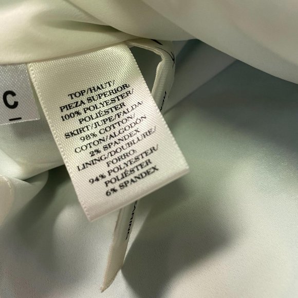 Ann Taylor Blue Cream Geometric Shift Tunic Dress - Picture 7 of 7